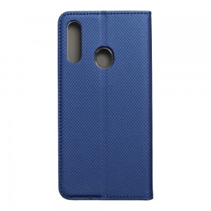 Husă Samsung Galaxy A20s Smart Book Case tip carte, Albastru