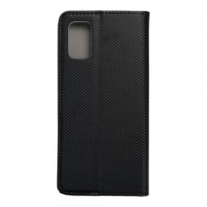 Husă Samsung Galaxy A41 Smart Book Case tip carte, Negru