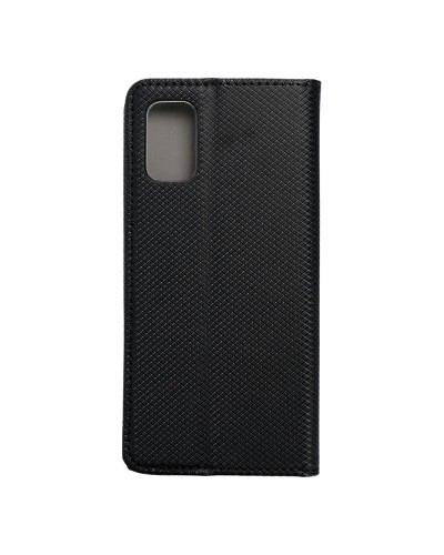 Husă Samsung Galaxy A41 Smart Book Case tip carte, Negru