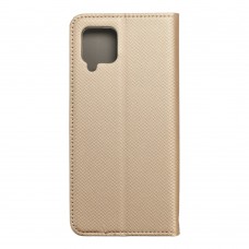 Husă Samsung Galaxy A42 5G Smart Book Case tip carte, Auriu