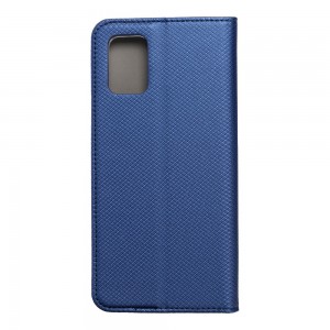 Husă Samsung Galaxy A71 Smart Book Case tip carte, Albastru
