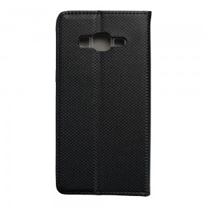 Husă Samsung Galaxy Grand Prime G530F Smart Book Case tip carte, Negru