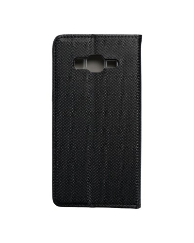 Husă Samsung Galaxy Grand Prime G530F Smart Book Case tip carte, Negru