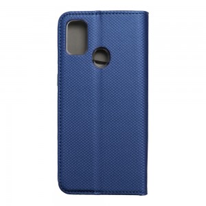 Husă Samsung Galaxy M21 Smart Book Case tip carte, Albastru