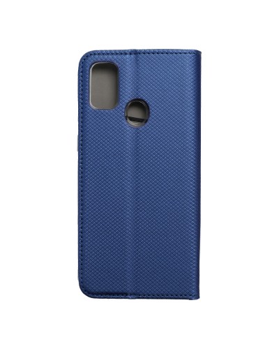 Husă Samsung Galaxy M21 Smart Book Case tip carte, Albastru