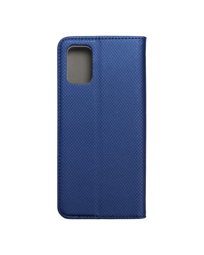 Husă Samsung Galaxy M31s Smart Book Case tip carte, Albastru