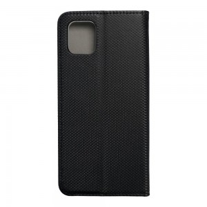Husă Samsung Galaxy Note 10 Lite Smart Book Case tip carte, Negru