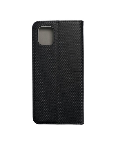 Husă Samsung Galaxy Note 10 Lite Smart Book Case tip carte, Negru