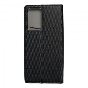 Husă Samsung Galaxy Note 20 Ultra Smart Book Case tip carte, Negru