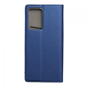 Husă Samsung Galaxy Note 20 Ultra Smart Book Case tip carte, Albastru