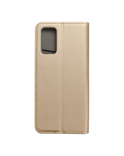 Husă Samsung Galaxy Note 20 Smart Book Case tip carte, Auriu