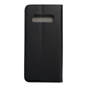 Husă Samsung Galaxy S10 Plus Smart Book Case tip carte, Negru