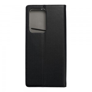 Husă Samsung Galaxy S20 Ultra Smart Book Case tip carte, Negru