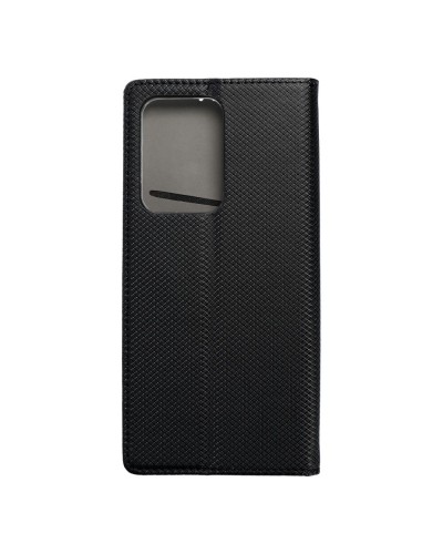 Husă Samsung Galaxy S21 Ultra Smart Book Case tip carte, Negru Husă Samsung Galaxy S21 Ultra Smart Book Case tip carte, Negru