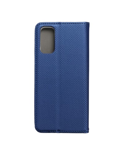 Husă Samsung Galaxy S20 Smart Book Case tip carte, Albastru
