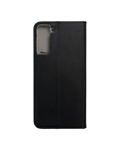 Husă Samsung Galaxy S21 Plus Smart Book Case tip carte, Negru Husă Samsung Galaxy S21 Plus Smart Book Case tip carte, Negru