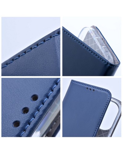 Husă Samsung Galaxy A13 5G / A04s Smart Magnet Book tip carte, Albastru