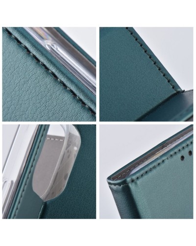 Husă Samsung Galaxy A13 5G / A04s Smart Magnet Book tip carte, Verde