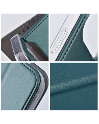 Husă Samsung Galaxy A13 5G / A04s Smart Magnet Book tip carte, Verde