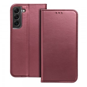 Husă Samsung Galaxy A13 5G / A04s Smart Magnet Book tip carte, Visiniu
