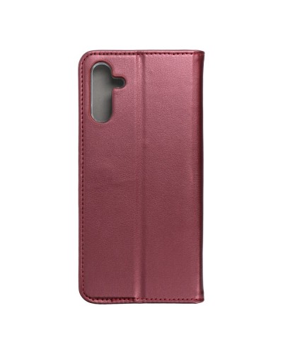 Husă Samsung Galaxy A13 5G / A04s Smart Magnet Book tip carte, Visiniu