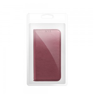 Husă Samsung Galaxy A13 5G / A04s Smart Magnet Book tip carte, Visiniu