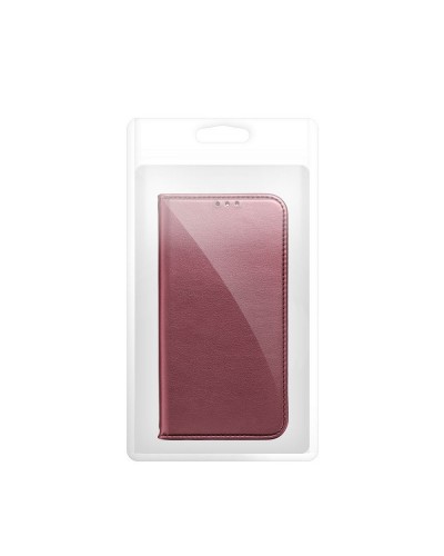 Husă Samsung Galaxy A13 5G / A04s Smart Magnet Book tip carte, Visiniu