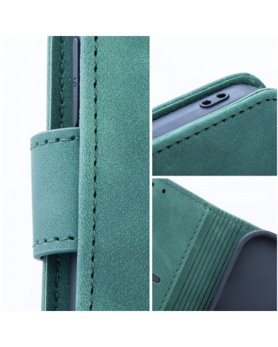 Husa tip carte Samsung Galaxy S23 Plus MANGUSTA Soft Leather Book cu inchidere magnetica - Verde