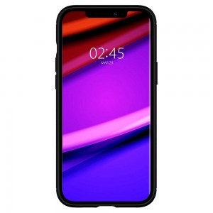 Husa Antisoc iPhone 12 / 12 Pro SPIGEN Rugged Armor - Negru