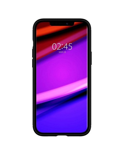 Husa Antisoc iPhone 12 / 12 Pro SPIGEN Rugged Armor - Negru 