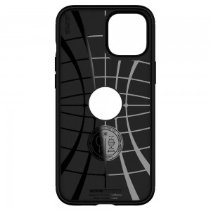 Husa Antisoc iPhone 12 / 12 Pro SPIGEN Rugged Armor - Negru