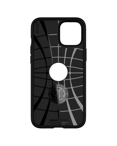 Husa Antisoc iPhone 12 / 12 Pro SPIGEN Rugged Armor - Negru 