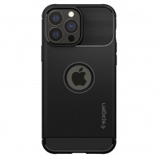 Husa Antisoc iPhone 13 Pro Max SPIGEN Rugged Armor - Negru