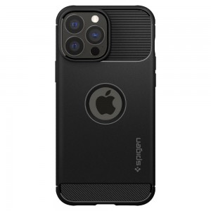 Husa Antisoc iPhone 13 Pro Max SPIGEN Rugged Armor - Negru