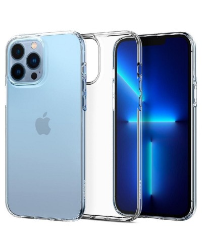 Husa Antishock iPhone 13 Pro SPIGEN Liquid Crystal - Transparent