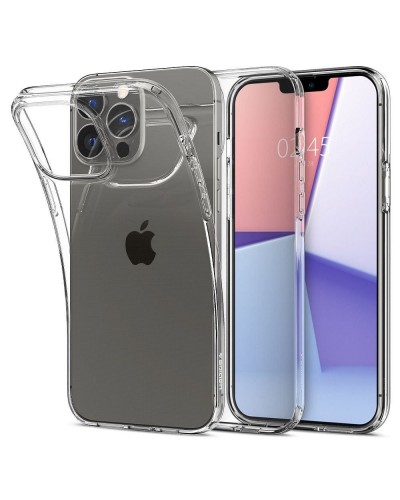 Husa Antishock iPhone 13 Pro SPIGEN Liquid Crystal - Transparent