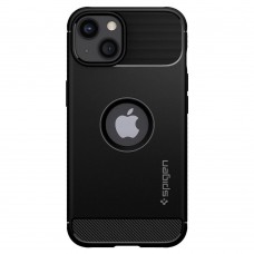 Husa Antisoc iPhone 13 SPIGEN Rugged Armor - Negru