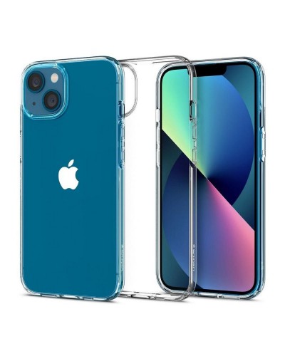 Husa Antishock iPhone 13 / 14 SPIGEN Liquid Crystal - Transparent