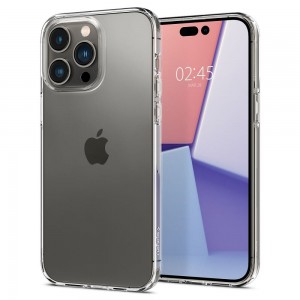 Husa Antișoc iPhone 14 Pro Max SPIGEN Liquid Crystal - Transparent