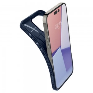 Husa Antișoc iPhone 14 Pro SPIGEN Liquid Air - Albastru