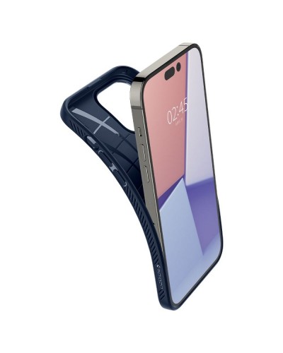 Husa Antishock iPhone 14 Pro SPIGEN Liquid Air - Albastru