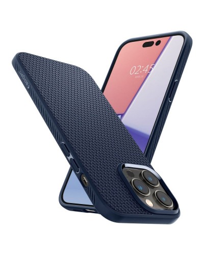 Husa Antishock iPhone 14 Pro SPIGEN Liquid Air - Albastru