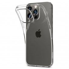 Husa Antishock iPhone 14 Pro SPIGEN Liquid Crystal - Transparent