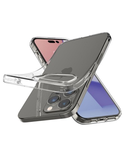 Husa Antishock iPhone 14 Pro SPIGEN Liquid Crystal - Transparent Husa Antishock iPhone 14 Pro SPIGEN Liquid Crystal - Transparent