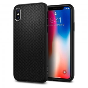 Husa Antisoc iPhone 7 / 8 / SE 2020 / SE 2022 SPIGEN Liquid Air - Negru