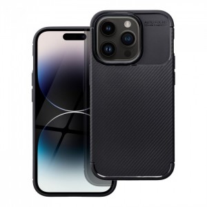 Husă Antișoc iPhone 14 Pro Max Forcell Carbon PRO Negru