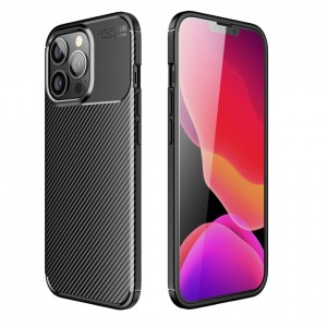 Husă Antișoc iPhone 14 Pro Forcell Carbon PRO Negru
