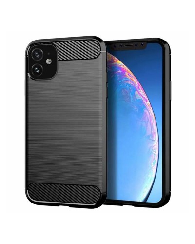 Husă Antișoc iPhone 12 mini Forcell Carbon Negru
