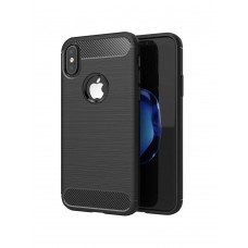 Husă Antișoc iPhone X Forcell Carbon Negru