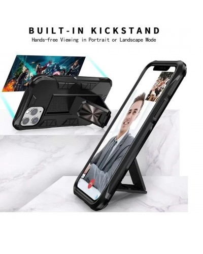 Husă Antișoc iPhone 12 / 12 Pro Forcell DEFENDER Negru